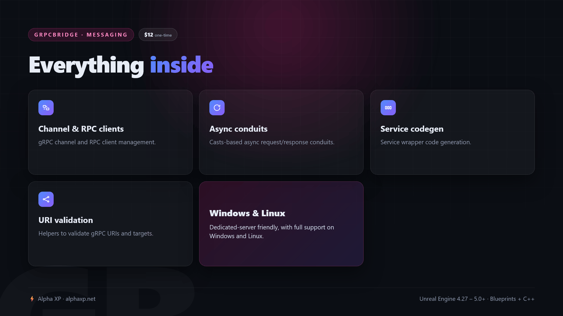 GrpcBridge — screenshot 2