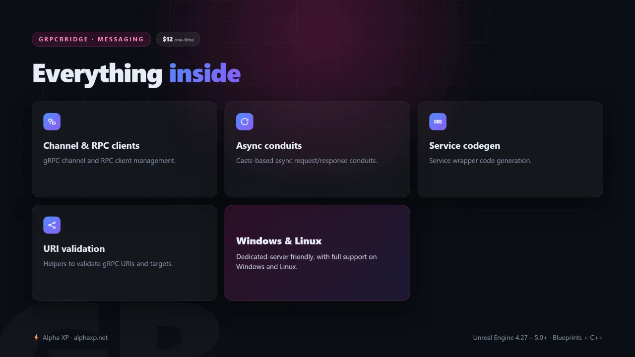 GrpcBridge — screenshot 2