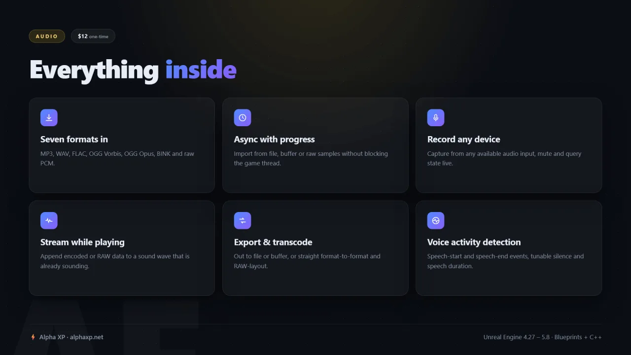 AudioForge — screenshot 2