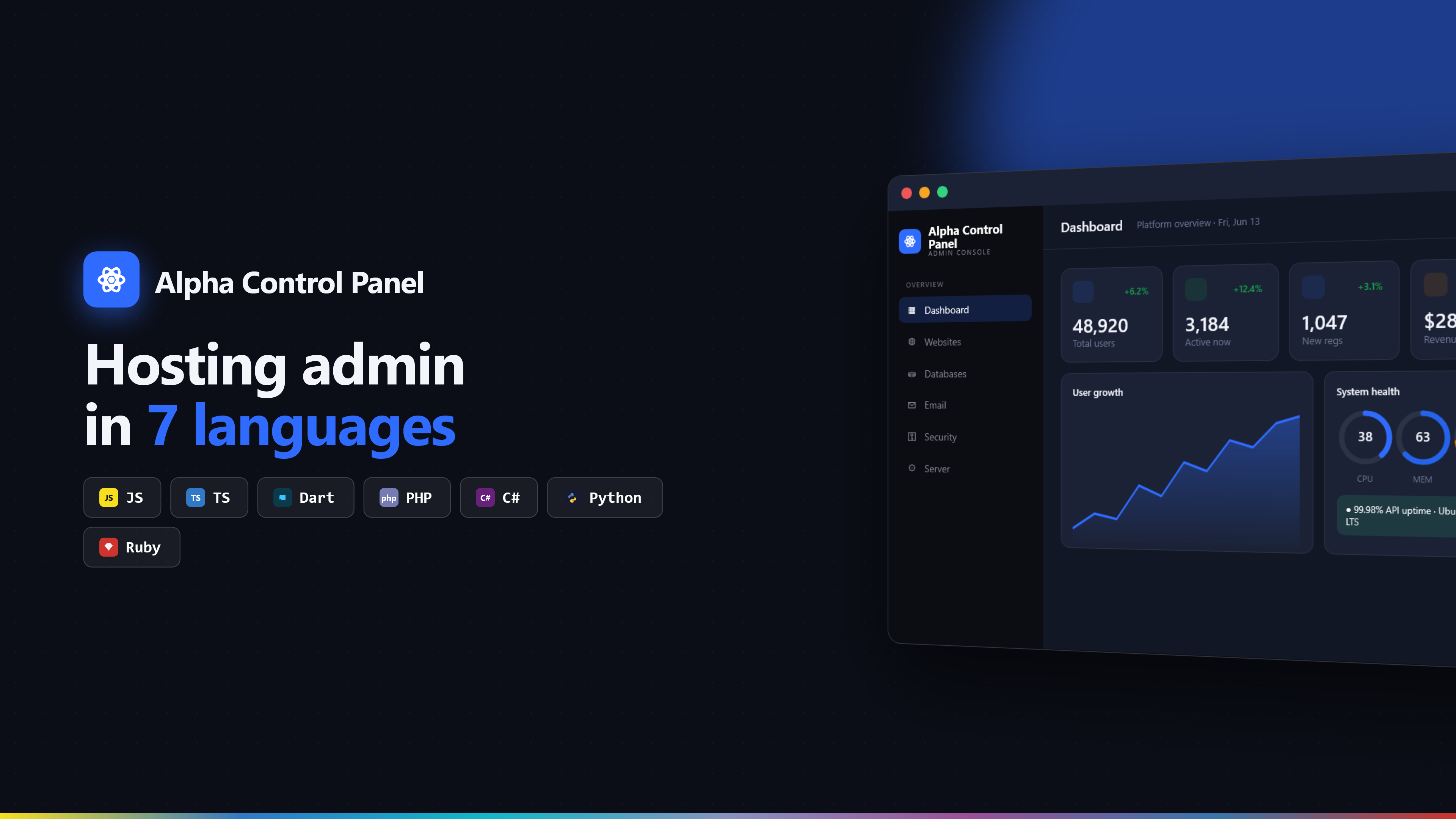 Alpha ControlPanel — screenshot 2