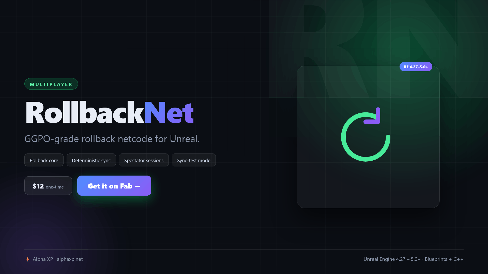 RollbackNet — screenshot 1