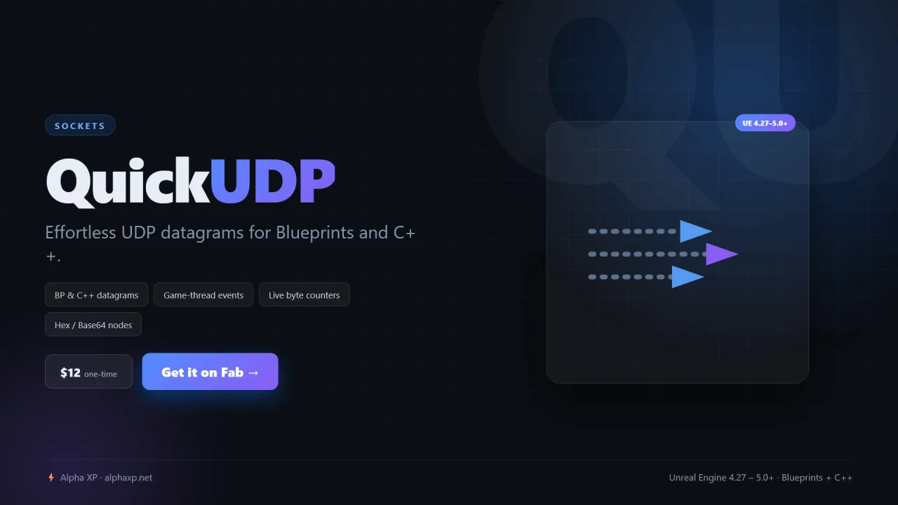 QuickUDP — screenshot 1