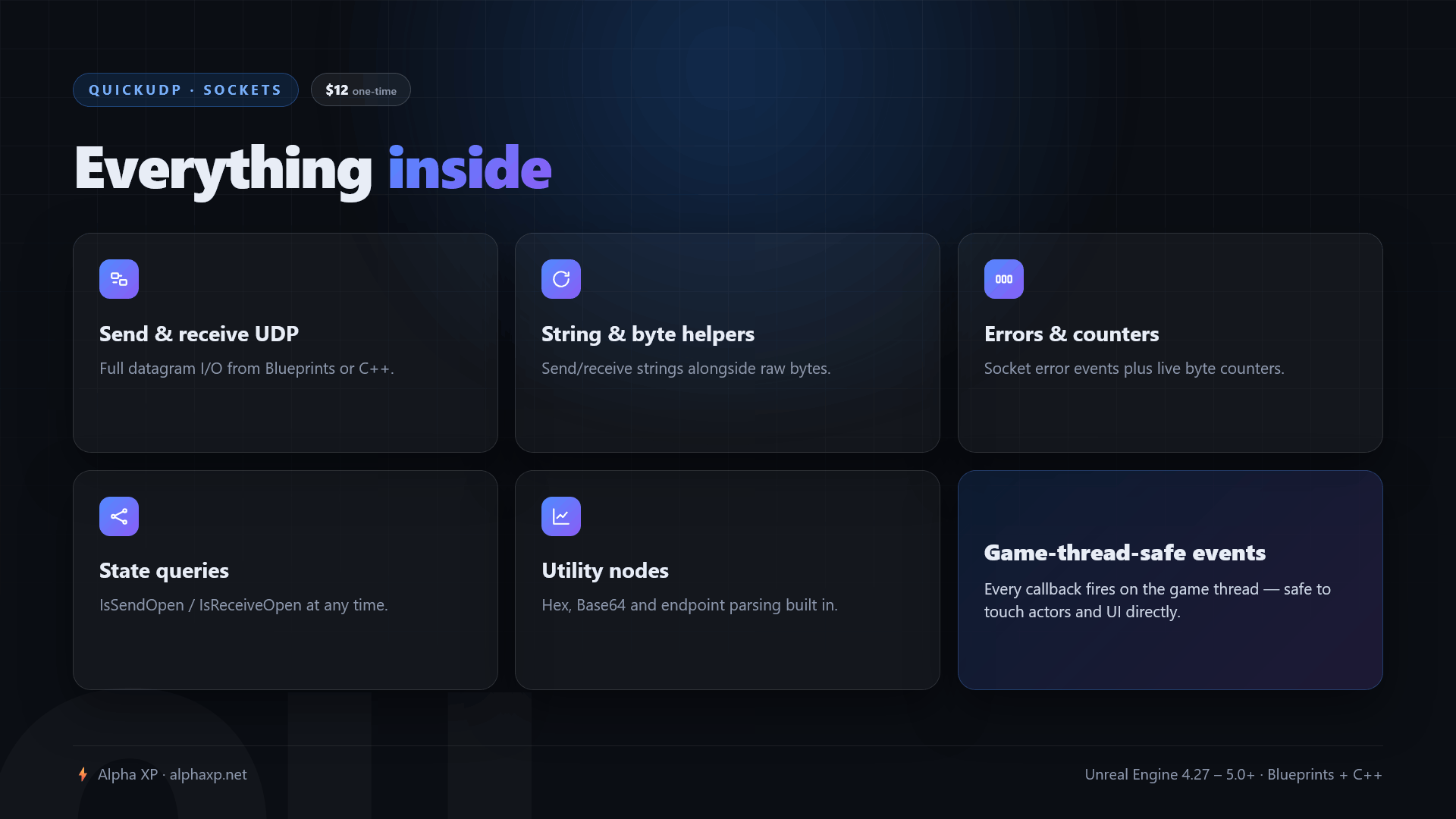 QuickUDP — screenshot 2