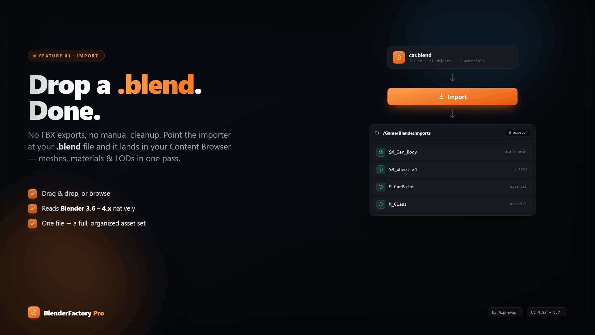 BlenderFactory Pro — screenshot 2