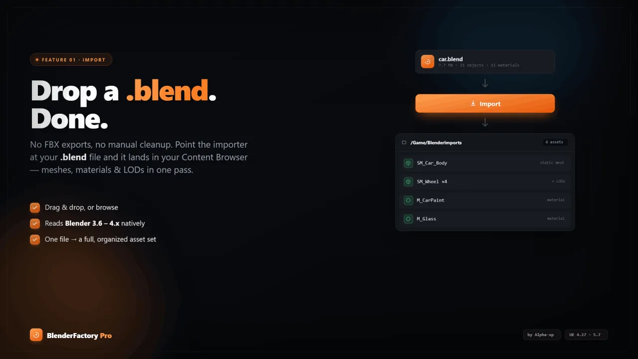 BlenderFactory Pro — screenshot 2