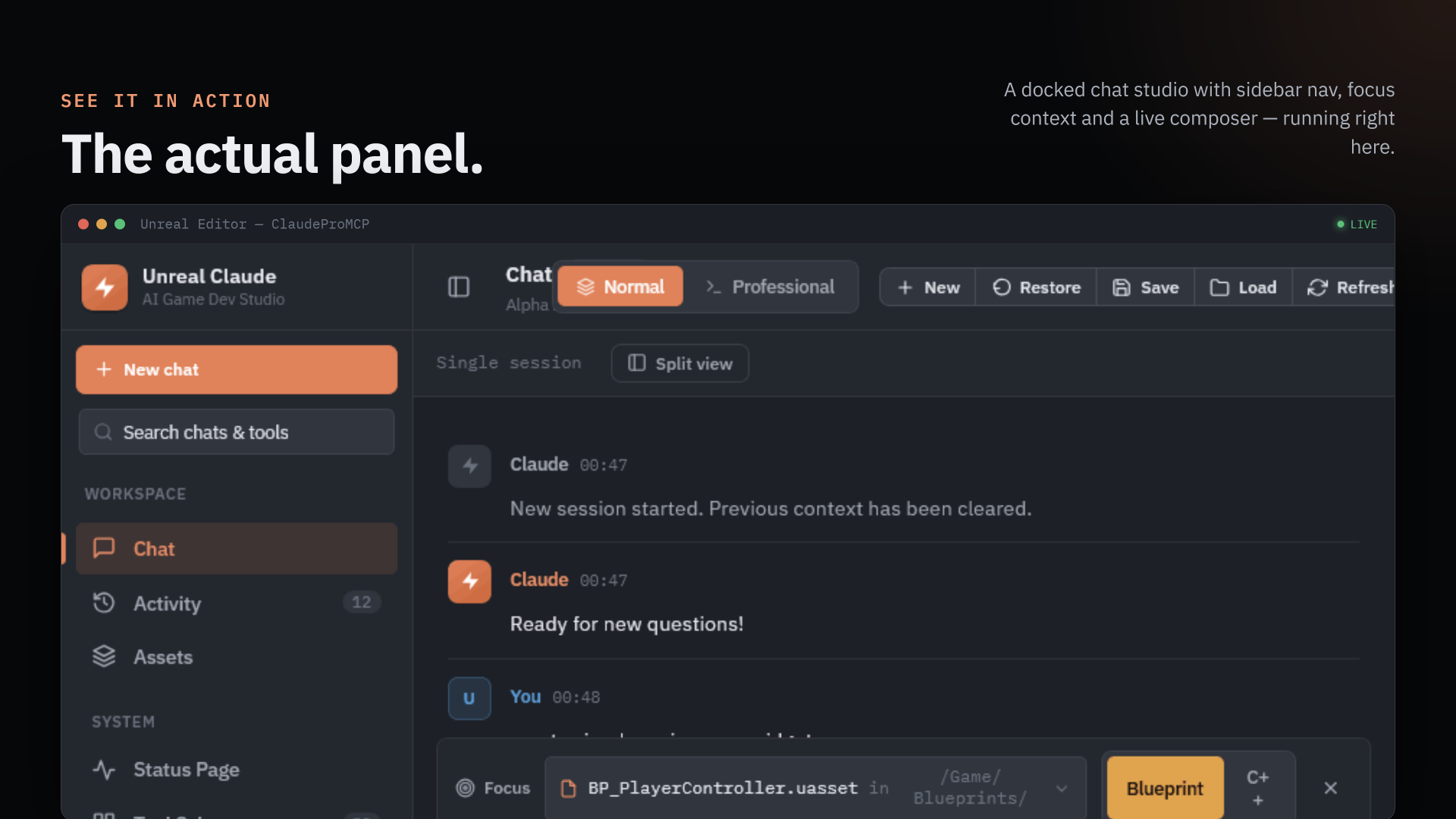 ClaudeProMCP — AI Game Dev Studio — screenshot 25