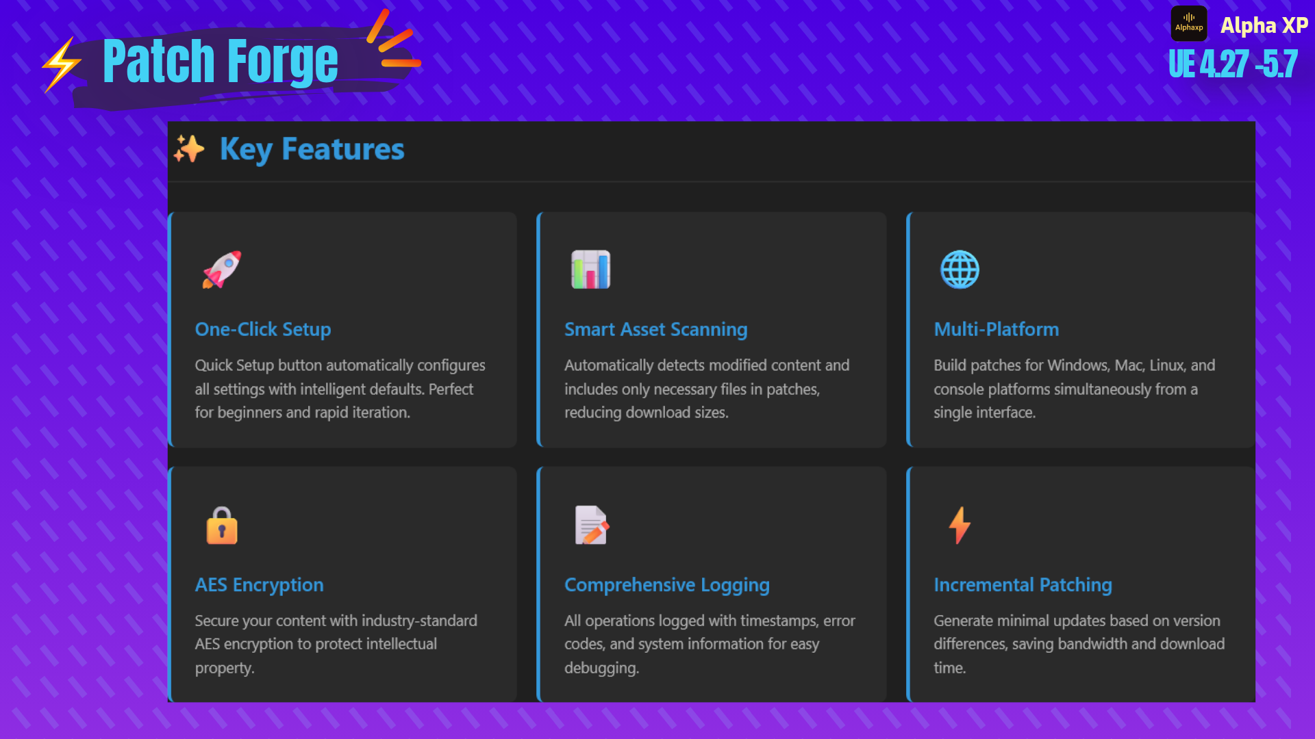 Patch Forge - Advanced Content Patching System — screenshot 2