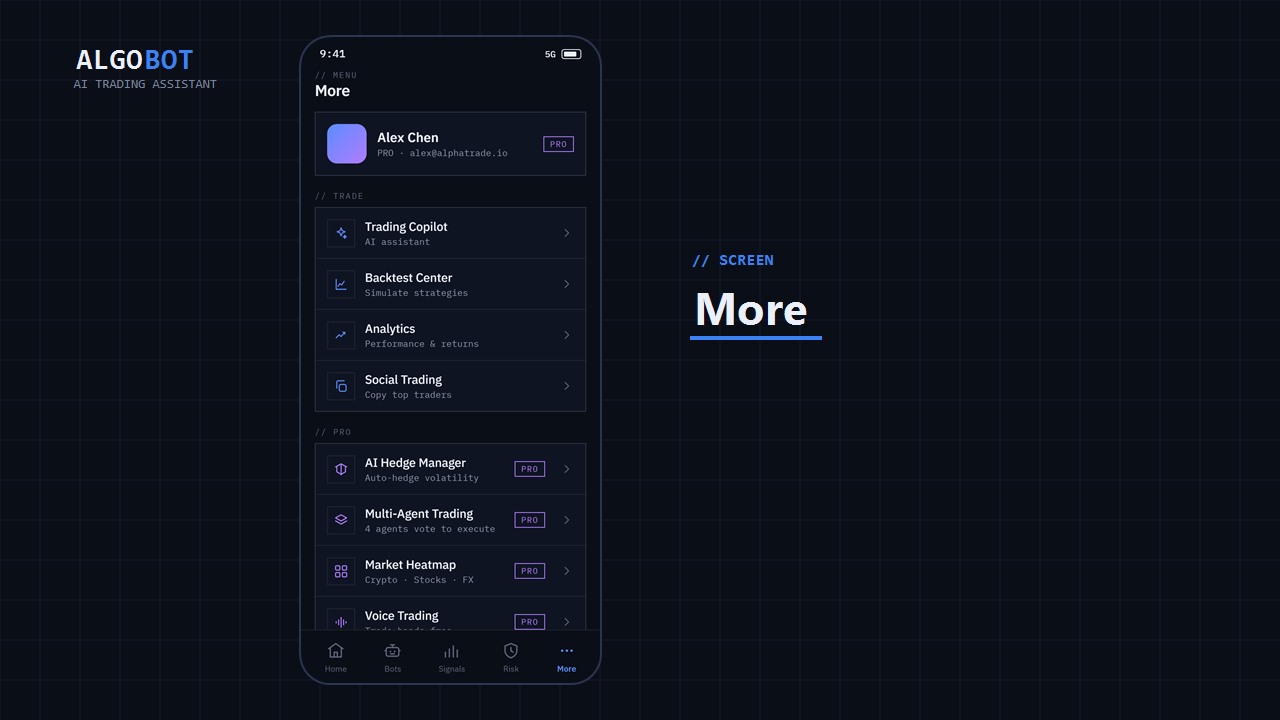 AlgoBot | Flutter AI Trading App — screenshot 10