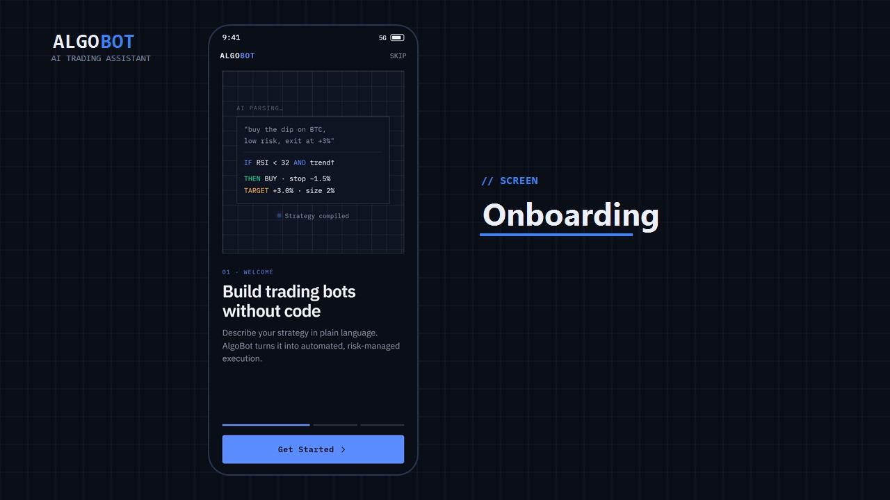 AlgoBot | Flutter AI Trading App — screenshot 11