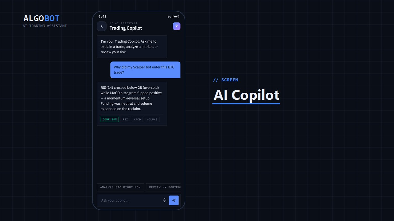 AlgoBot | Flutter AI Trading App — screenshot 7