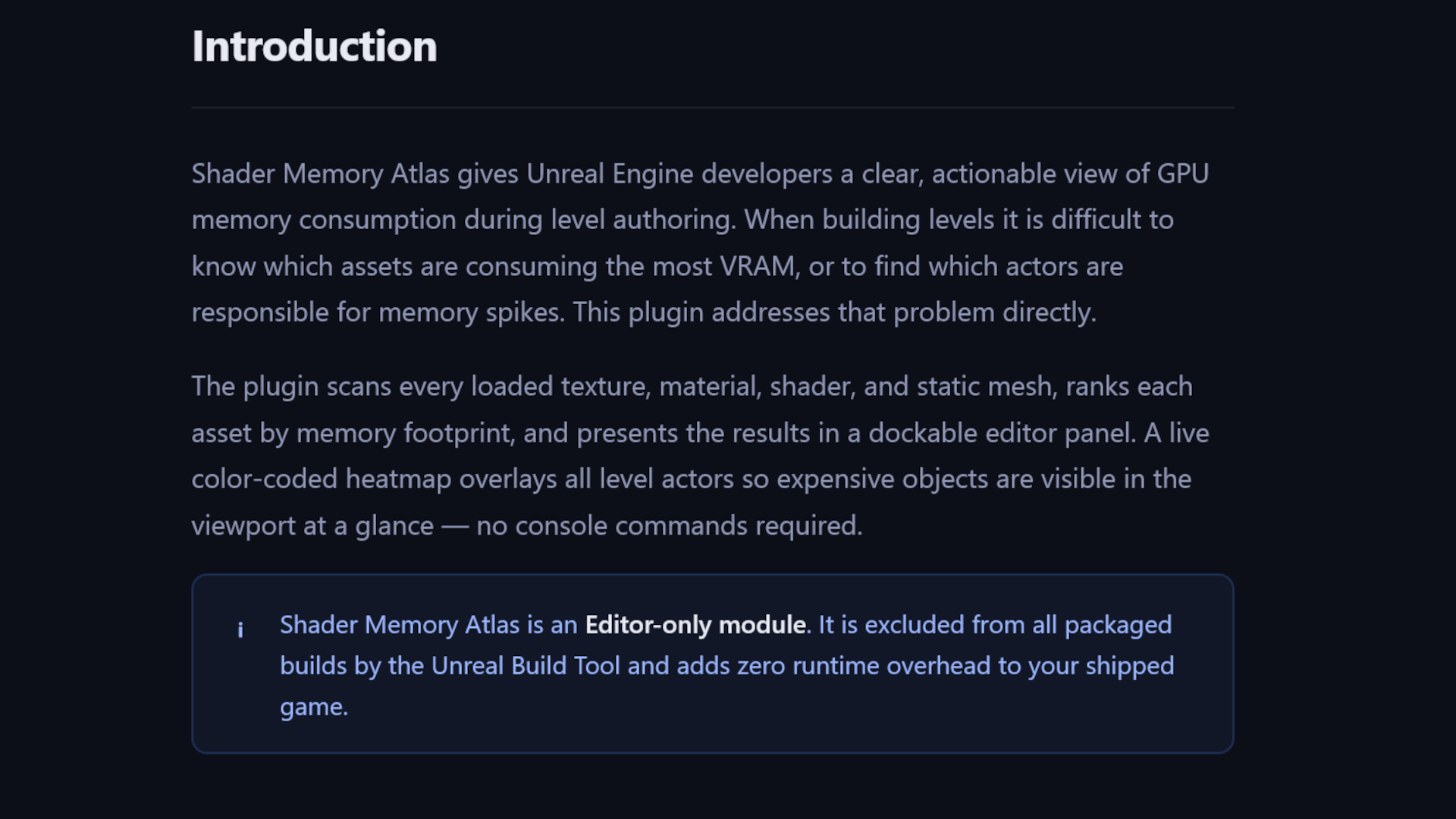 ShaderMemoryAtlas — screenshot 2