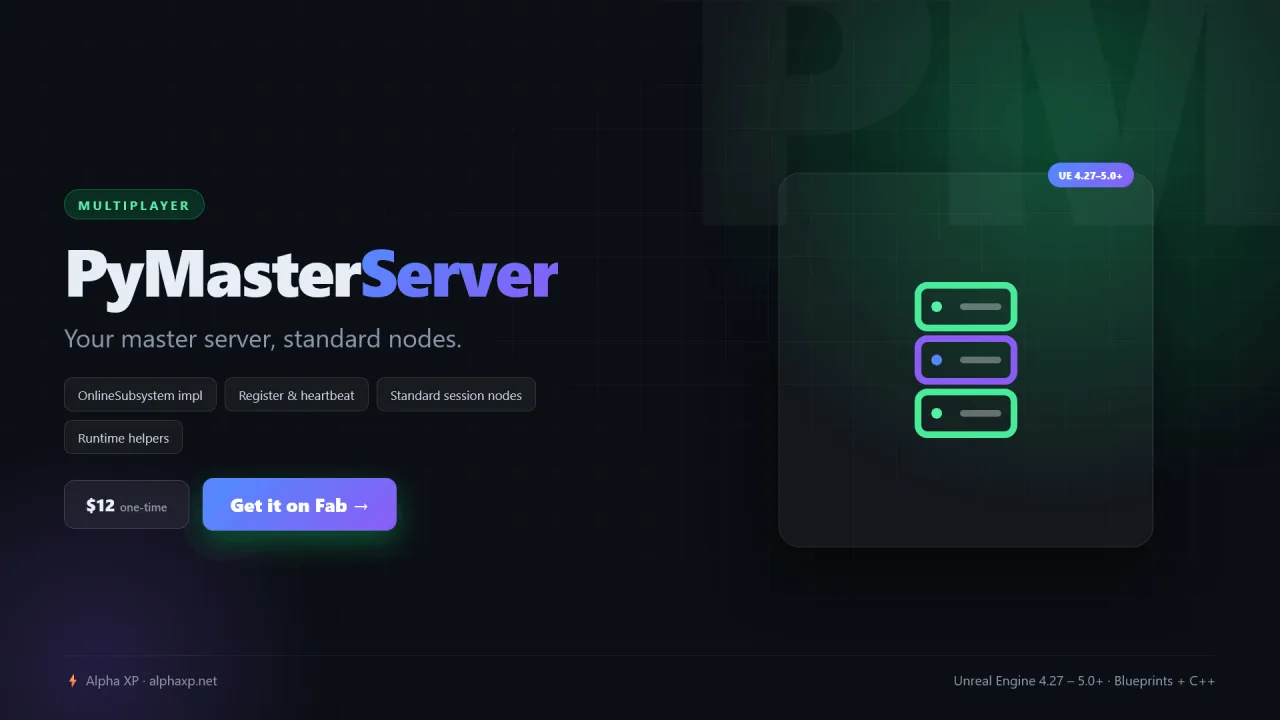 PyMasterServer — screenshot 1