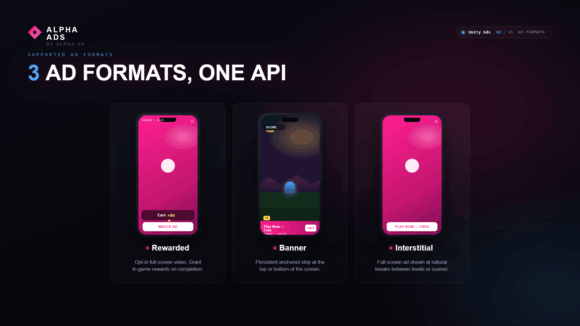 Alpha Ads - Unity Ads Integration — screenshot 2