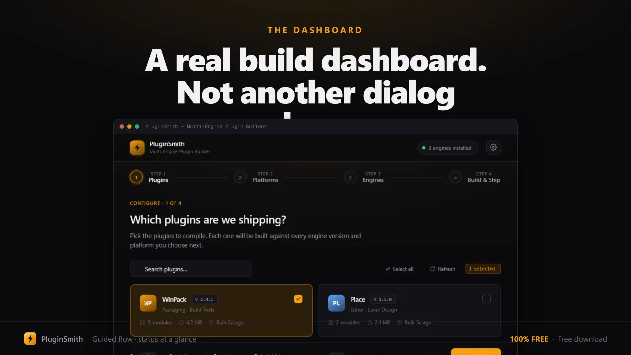 PluginSmith - Multi-Engine Plugin Builder — screenshot 11
