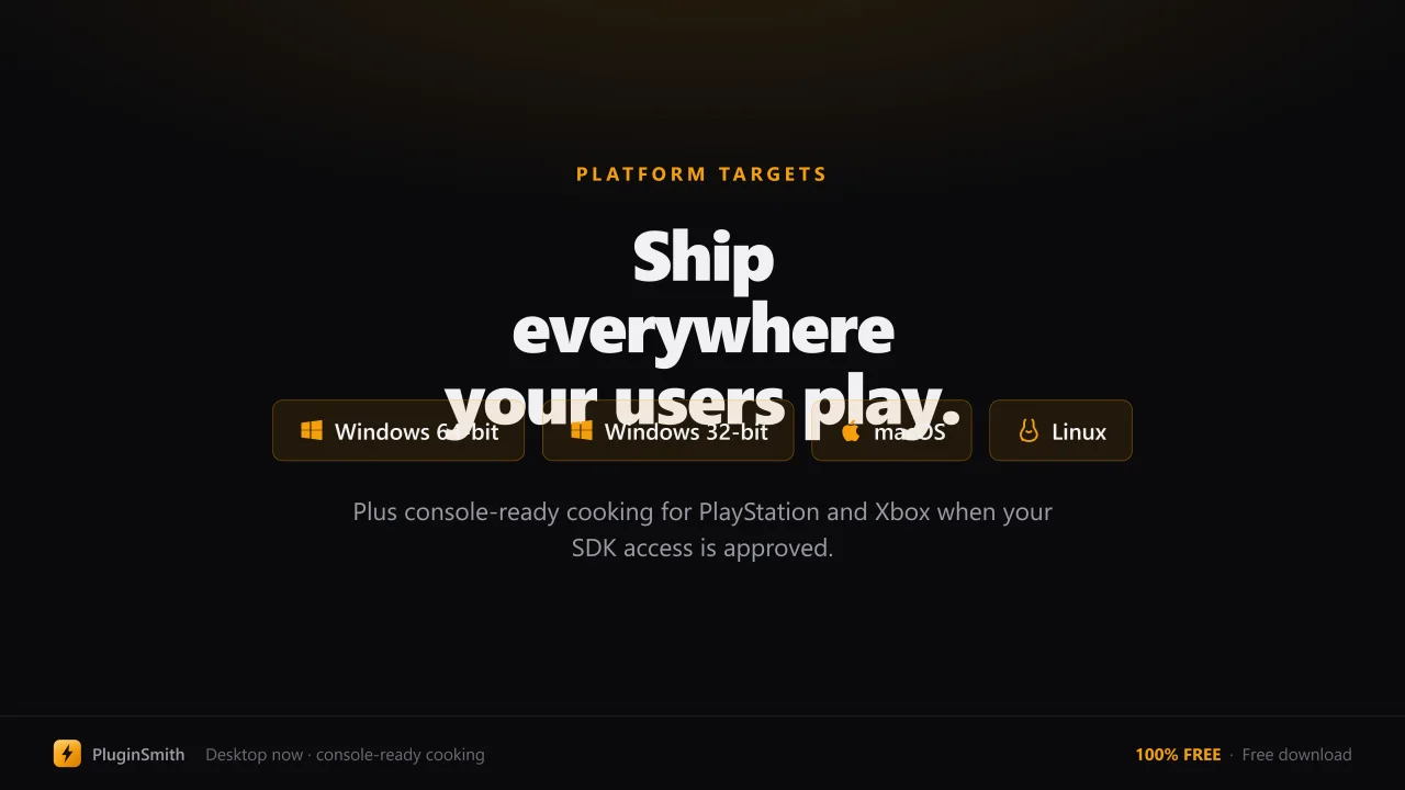 PluginSmith - Multi-Engine Plugin Builder — screenshot 5