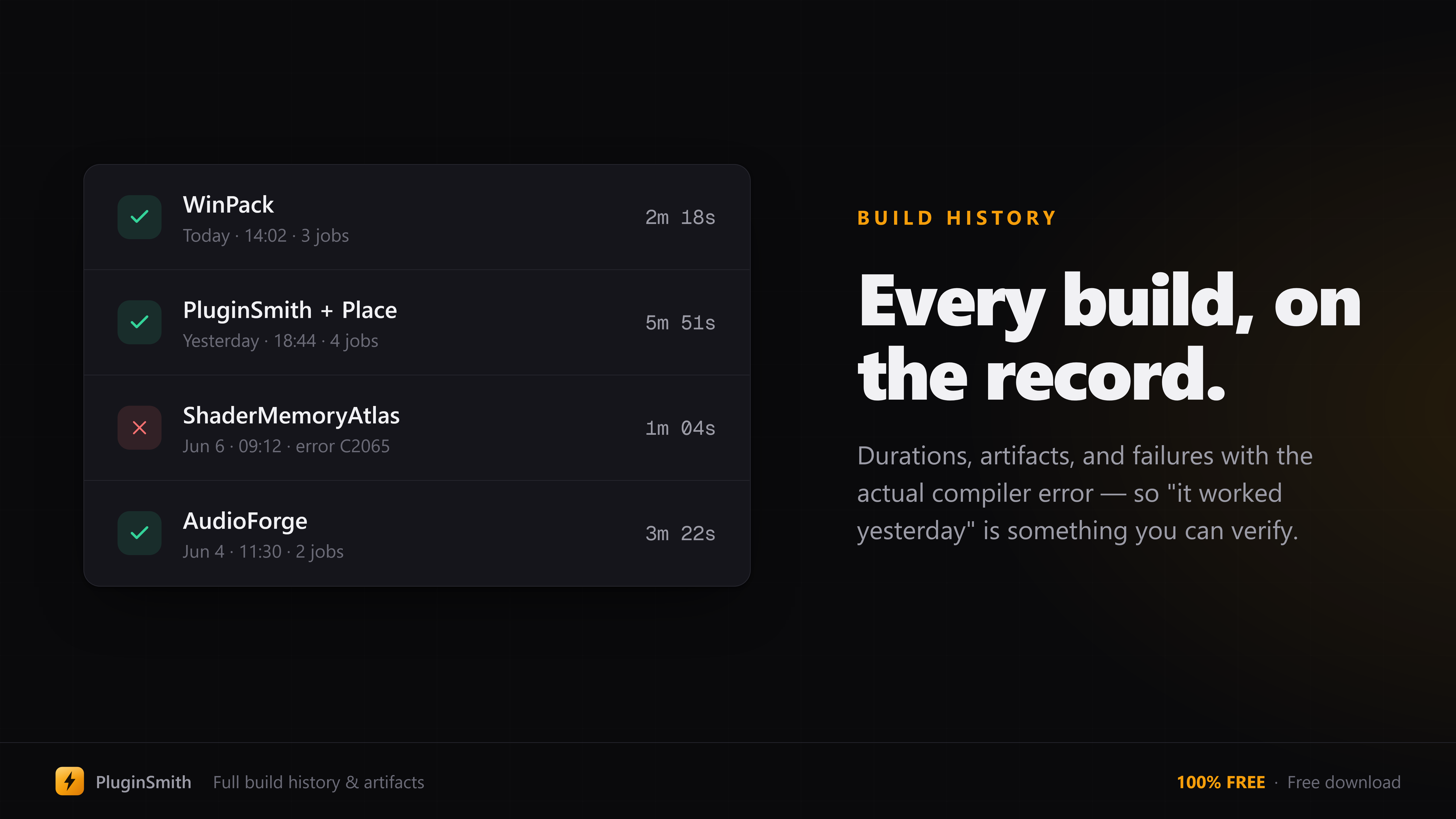 PluginSmith - Multi-Engine Plugin Builder — screenshot 8