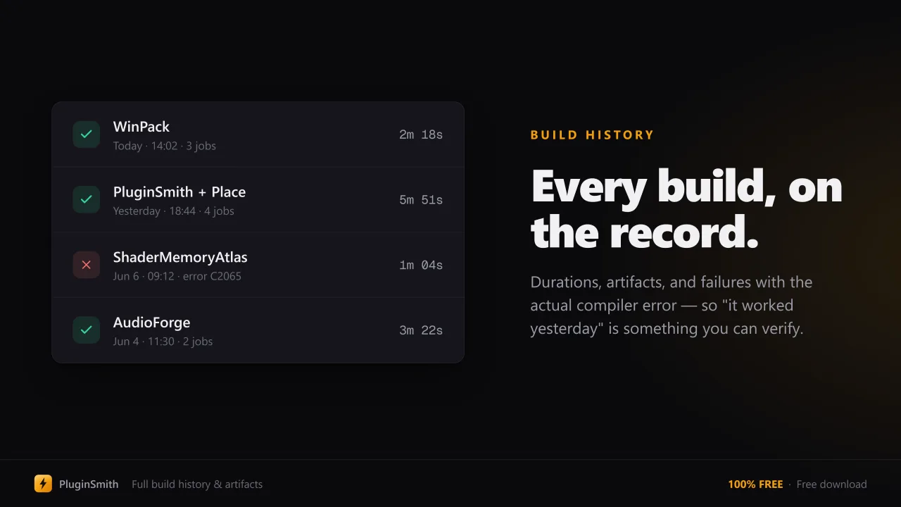 PluginSmith - Multi-Engine Plugin Builder — screenshot 8